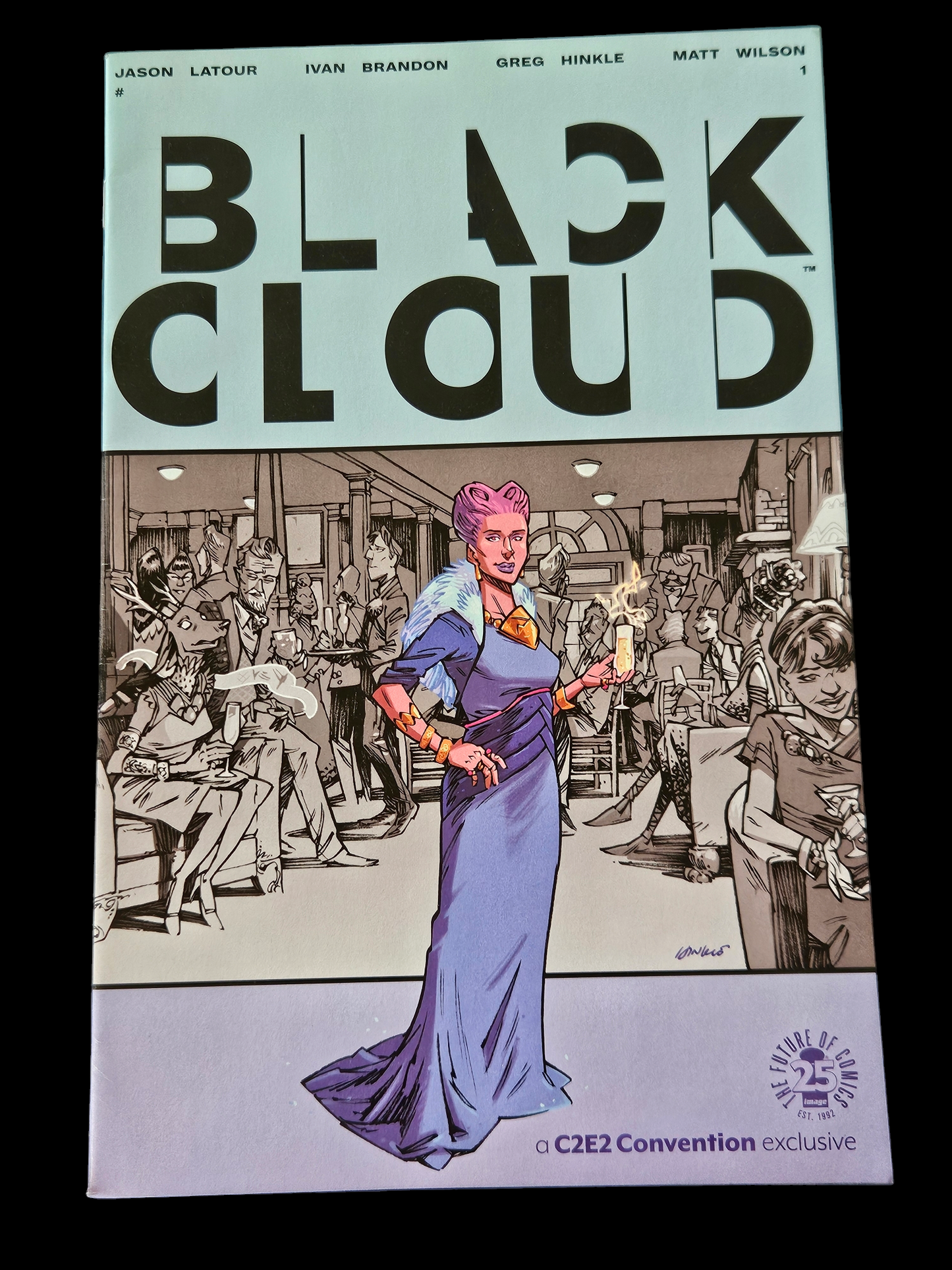 Comic Book - Black Cloud #1 VARIANT