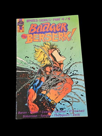 Comic Book - Badger goes Berserk Set #1 - #4