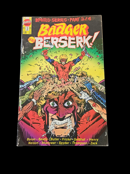 Comic Book - Badger goes Berserk Set #1 - #4