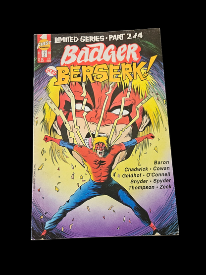 Comic Book - Badger goes Berserk Set #1 - #4