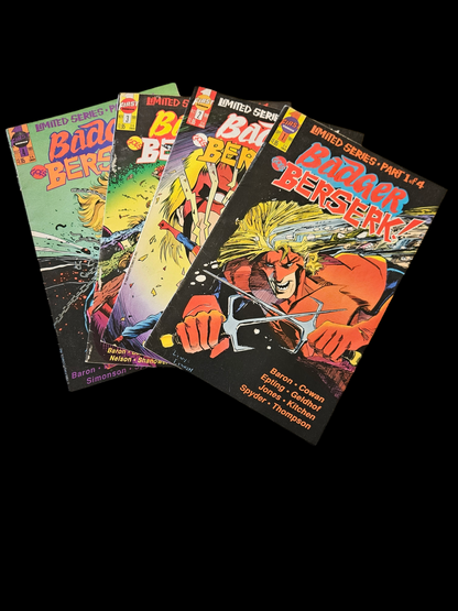 Comic Book - Badger goes Berserk Set #1 - #4