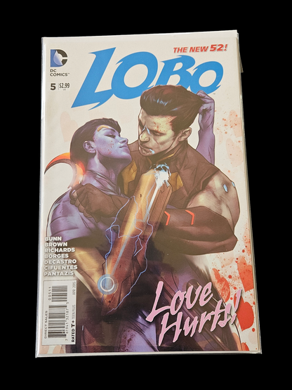 Comic Book - Lobo #1,2,4,5 8,9 & 12