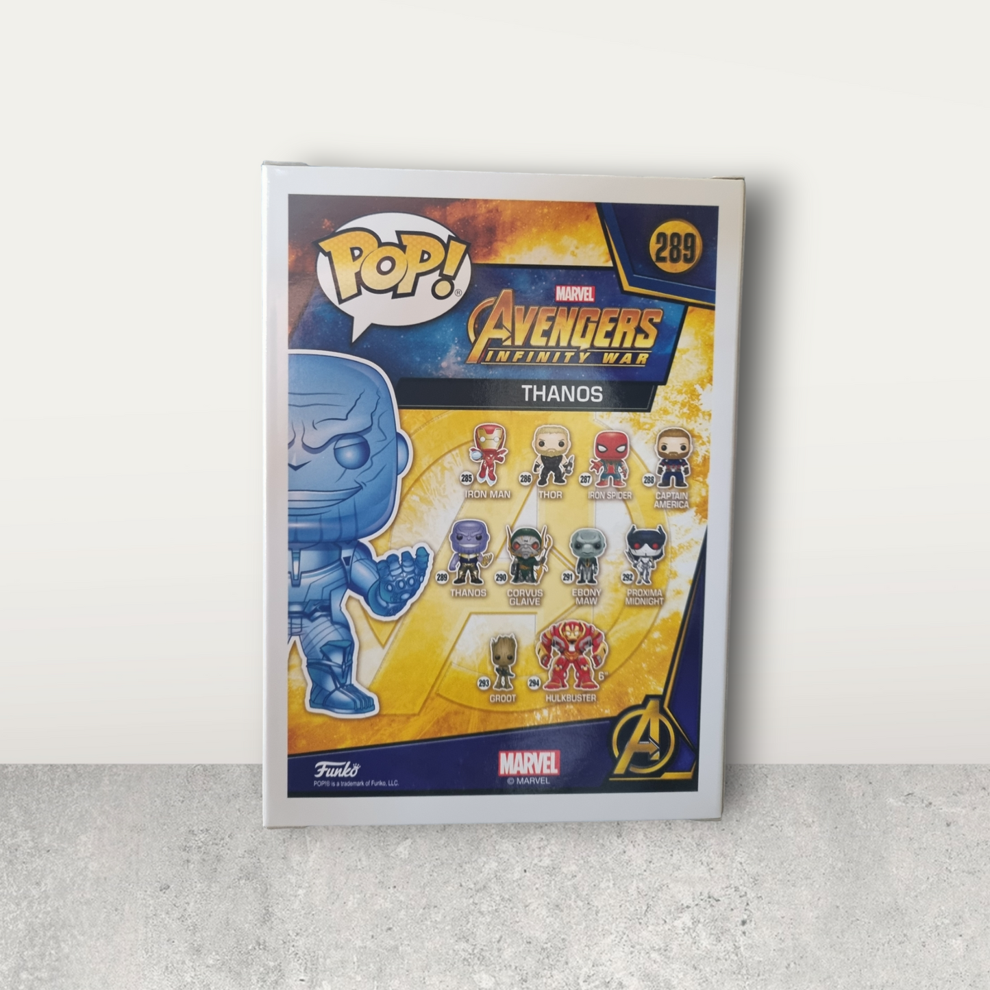 Marvel - Avengers Infinity War - Thanos ( Blue Chrome) 289