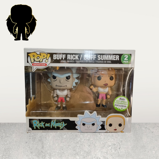 Rick and Morty - Buff Rick/Buff Summer 2 Pack