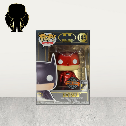 DC SuperHeroes - Batman (Red Metallic) 144