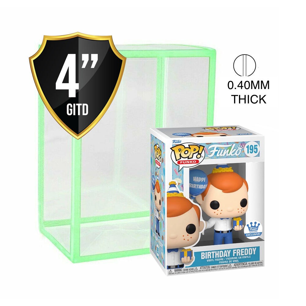 4" Pop Vinyl Protector (3.75") - 0.40mm (GITD)