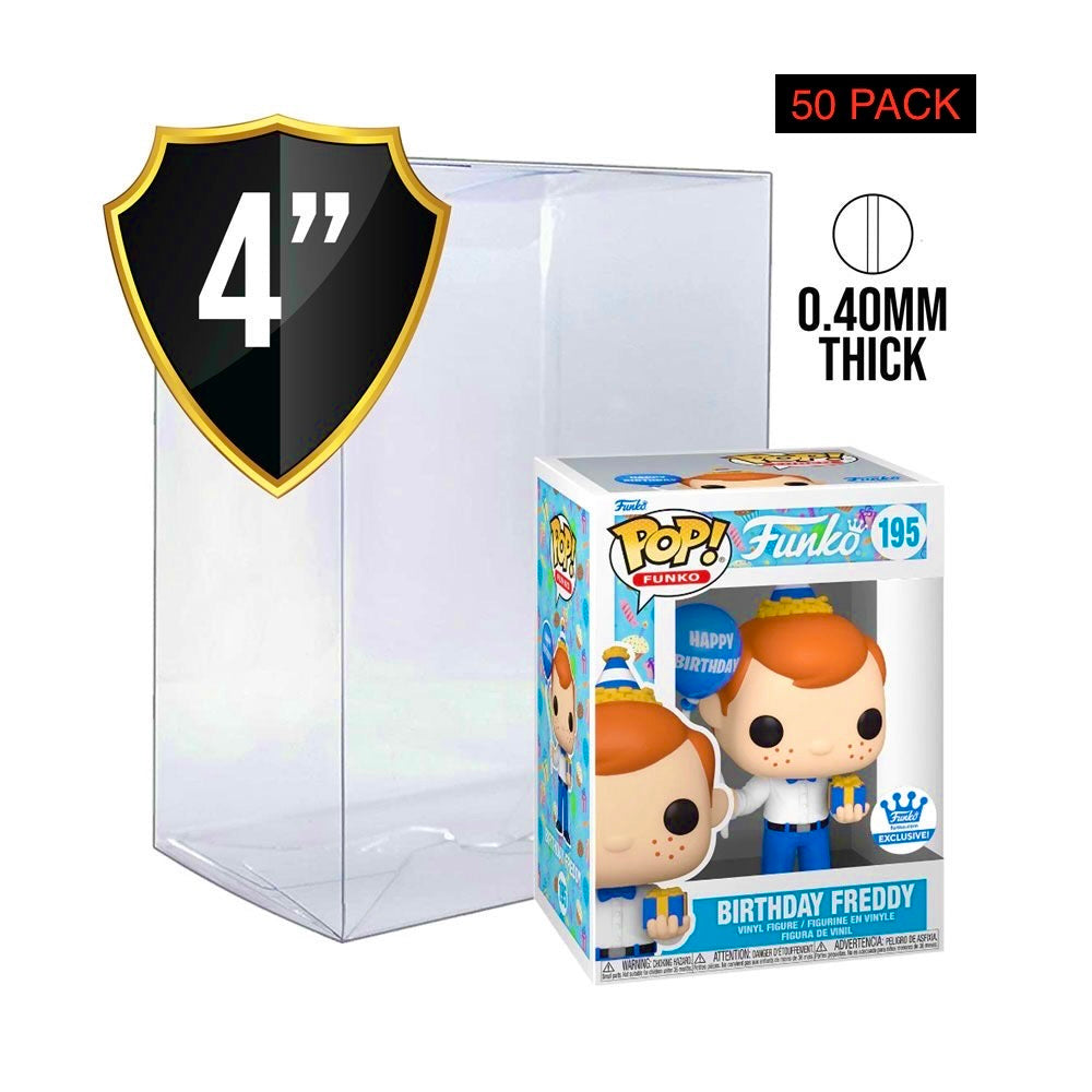 4" Pop Vinyl Protector (3.75") - 0.40mm (50Pack)